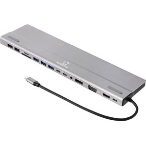 Renkforce RF-DKS-902 USB-C dockingstation Geschikt voor merk (dockingstation): Universeel Geïntegreerde kaartlezer, USB