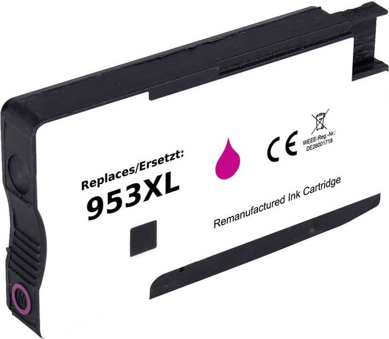 Renkforce Inktcartridge vervangt HP 953 XL, F6U17AE Compatibel Magenta RF-5655882