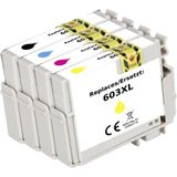 Renkforce Inktcartridge vervangt Epson 603XL, T03A6, T03A1, T03A2, T03A3, T03A4 Compatibel Combipack Zwart, Cyaan, Mage