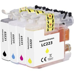 Renkforce - Inktcartridge - Compatibel - Zwart, Cyaan, Magenta