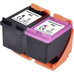Renkforce Inktcartridge vervangt HP 301, N9J72AE, CH561EE, CH562EE Compatibel Combipack Zwart, Cyaan, Magenta, Geel RF-