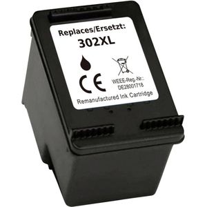 Renkforce Inktcartridge vervangt HP 302XL, F6U68AE Compatibel Zwart RF-5633222