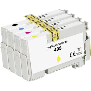 Renkforce Inktcartridge vervangt Epson 405, T05G6, T05G1, T05G2, T05G3, T05G4 Compatibel Combipack Zwart, Cyaan, Magenta, Geel RF-5705462