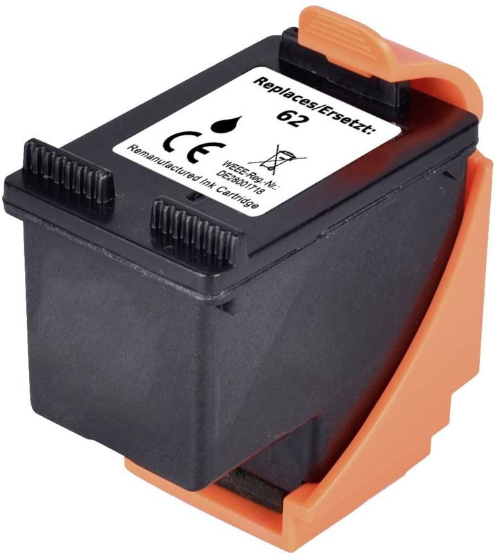 Renkforce Inktcartridge vervangt HP 62, C2P04AE Compatibel Zwart RF-5706074