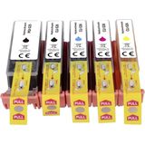 Renkforce Inktcartridge vervangt Canon PGI-525PGBK, CLI-526BK, CLI-526C, CLI-526M, CLI-526Y Compatibel Combipack Zwart,