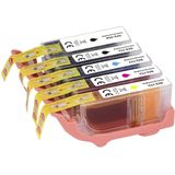 Renkforce Inktcartridge vervangt Canon PGI-525PGBK, CLI-526BK, CLI-526C, CLI-526M, CLI-526Y Compatibel Combipack Zwart,