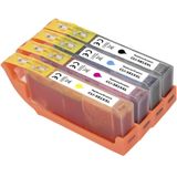 Renkforce Inktcartridge vervangt Canon CLI-581BK XXL, CLI-581C XXL, CLI-581M XXL, CLI-581Y XXL Compatibel Combipack Zwa
