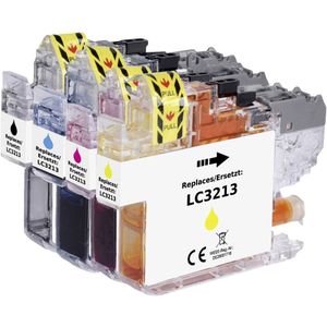 Renkforce - Inktcartridge - Compatibel - Zwart, Cyaan, Magenta