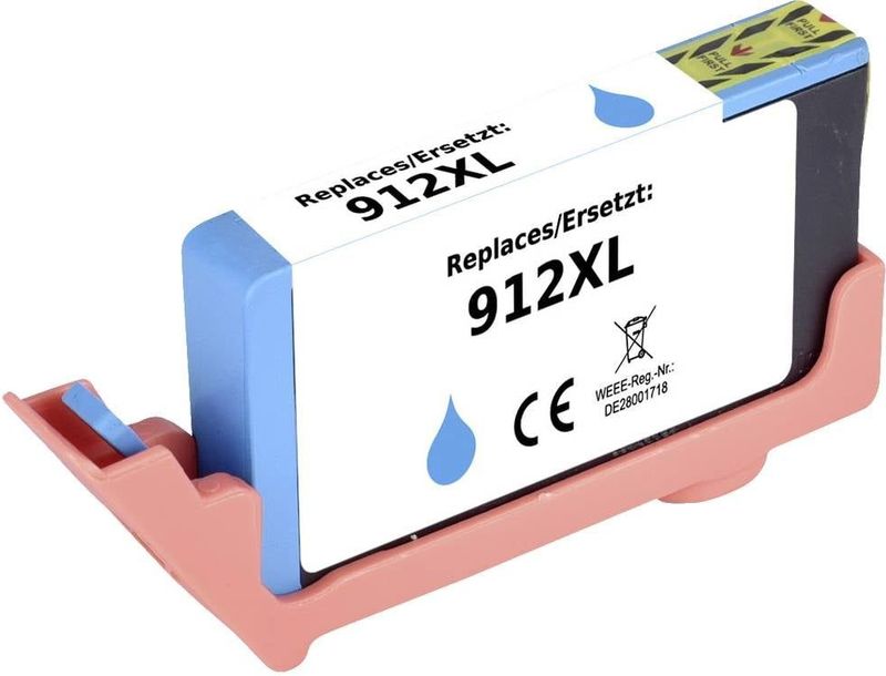 Renkforce Inktcartridge vervangt HP 912XL, 3YL81AE Compatibel Cyaan RF-5718846