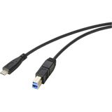 Renkforce - USB-kabel - Zwart - 1,80 m - USB 3.2 Gen1