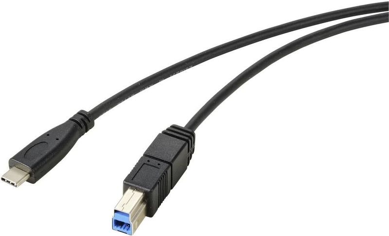 Renkforce - USB-kabel - Zwart - 1,80 m - USB 3.2 Gen1