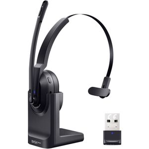 EKSA - H5 - On Ear Headset - Bluetooth - Zwart - Ruisonderdrukking