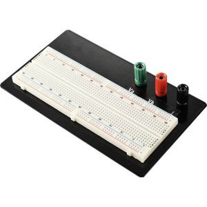 TRU COMPONENTS Breadboard Totaal aantal polen 830 (l x b) 184 mm x 106 mm 1 stuk(s)