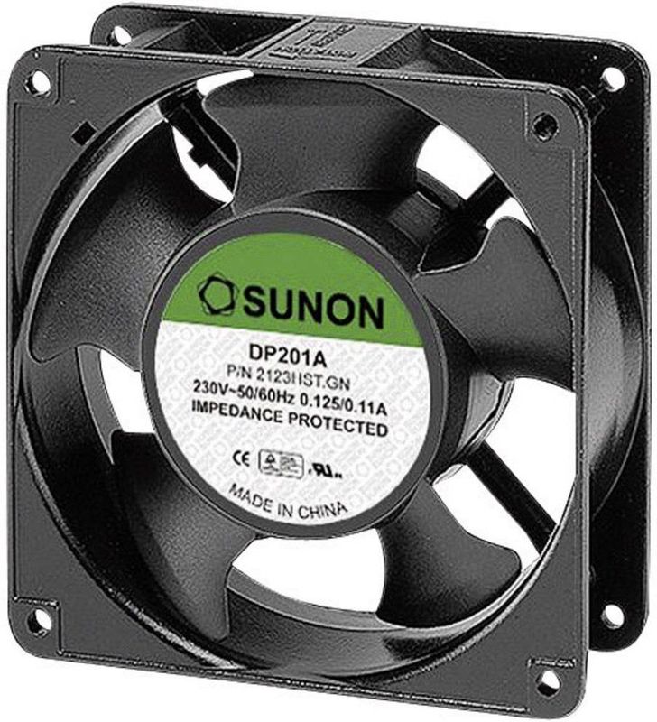 Sunon - DP201A2123HST.GN - Axiaalventilator - Zwart - 230 V/AC - 177 m³/h