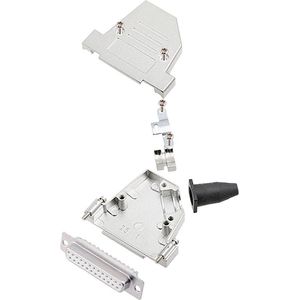 Encitech - DTSL37-SJSRG-S-DBS-W-K 6355-8090-14 d-sub Buchsenleisten-Set 45 ° Polzahl: 37 Lötkelch 1 St