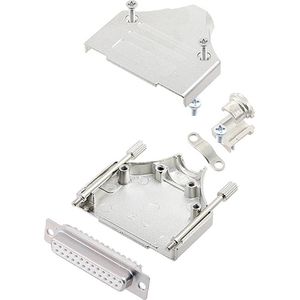 Encitech - MHDM-25-DBS-W-K 6355-8005-13 d-sub Buchsenleisten-Set 180 ° Polzahl: 25 Lötkelch 1 St.