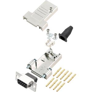 Encitech - DTSL09-SJSRG-T-DBCS-K 6355-0089-11 d-sub Buchsenleisten-Set 180 ° Polzahl: 9 Crimpen 1 St.
