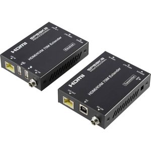 SpeaKa Professional - SP-11562928 - HDMI Extender Set - Zwart - 4K@60Hz