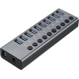 Renkforce USB Hub RF-6027504 - 10 Poorten - Zilver-Zwart