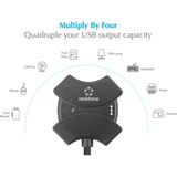 Renkforce USB 2.0 Hub - 4 Poorten - Zwart