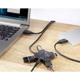 Renkforce USB 2.0 Hub - 4 Poorten - Zwart