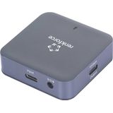 Renkforce - RF-USBH-500 - 4 Port USB 3.2 Gen 2-Hub - Grijs - Aluminium