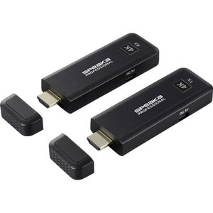 SpeaKa Professional - SP-TR-450 - Draadloze HDMI-set - 50 m - 4K-resolutie