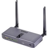 SpeaKa Professional SP-HWR-600 Draadloze HDMI-ontvanger 150 m 5 GHz 1920 x 1080 Pixel Veilige draadloze overdracht