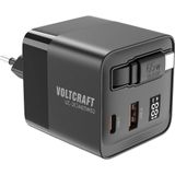 UC-2C1A65W02 USB-Ladegerät 65 w usb-c®, usb-a Anzahl Ausgänge: 3 x GaN, aufwickelbares usb - Voltcraft