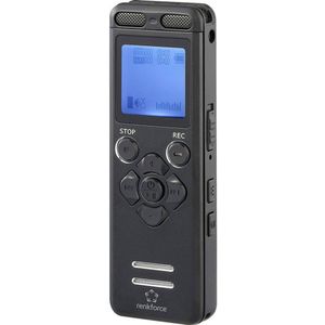 Renkforce - RF-DVR-E36 - Dictafoon - Zwart - 8 GB