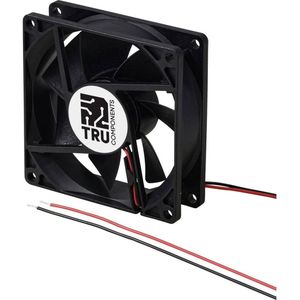 Tru Components - TC-MX8025 - Axialventilator - Zwart - 24 V/DC - 67,8 m³/h