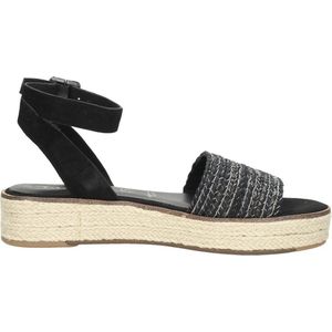 Tamaris 1-1-28236-26/001 BLACK Keilsandaletten  FS 2021 für Damen, schwarz, Gr. 38 EU