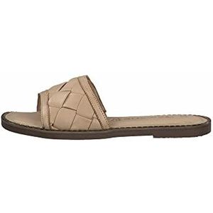 Tamaris Damesslippers, clogs met touch it-voetbed, Almond Uni, 41 EU