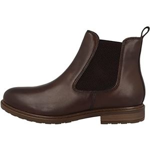 Tamaris Chelsea Boots voor dames, enkellaarsjes, Bruin Muscat Leather, 36 EU