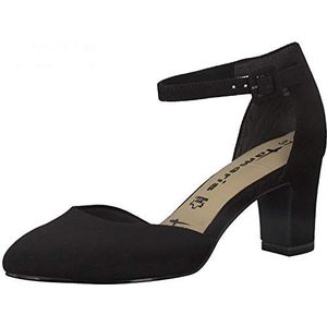 Tamaris Dames riempjespompen, vrouwen pumps, Touch It-voetbed, zwart, 36 EU