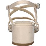 Tamaris - Dames Sandaal - Beige - Suèdine - Verstelbare Enkelband