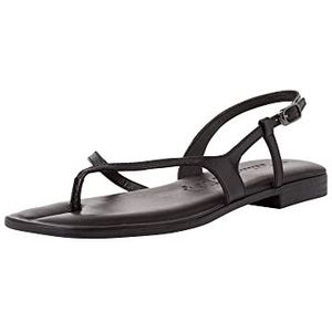 Tamaris Dames 1-1-28103-28 platte sandalen, zwart, 40 EU