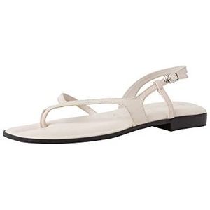 Tamaris Dames 28103 T-Spangen Sandalen, ivoor, 39 EU