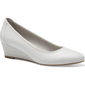 Tamaris Da.-Pumps für Damen, weiß, Gr. 40 EU