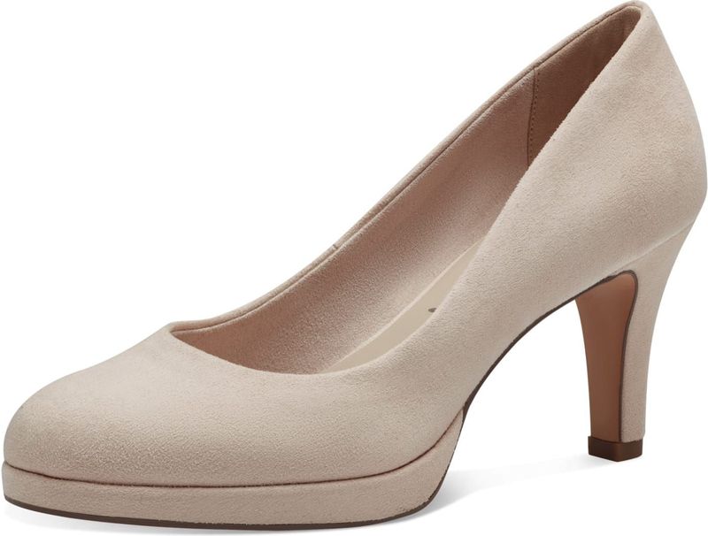 Pumps met hak TAMARIS. Synthetisch materiaal. Maten 40. Roze kleur