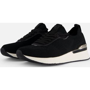 Tamaris Gold Comb Sneakers zwart Textiel - Dames