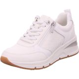 Tamaris Essentials Dames Sneakers - WHITE/SILVER - Maat 38