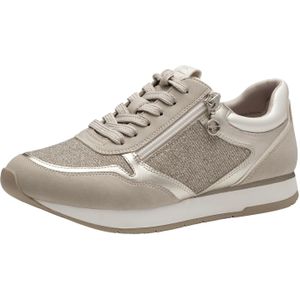 Tamaris - Essentials - Sneaker - Beige - Met Verwisselbaar Voetbed