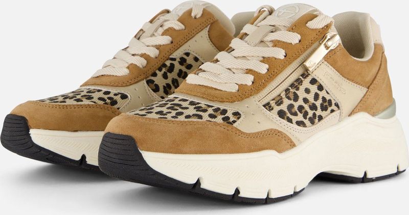 Tamaris Sneakers bruin Leer