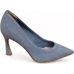 Pumps met naaldhak TAMARIS. Synthetisch materiaal. Maten 41. Blauw kleur