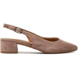 Tamaris Slingback Pumps Taupe Leer - Dames