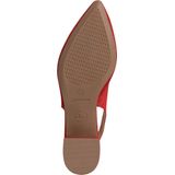 Slingpumps - Rood - Leer - Blokhak 4,0 cm