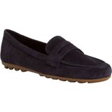 Soepele loafers in leer, Made in Europe TAMARIS. Leer materiaal. Maten 38. Blauw kleur