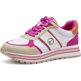 Tamaris Essential Sneakers roze Textiel - Dames