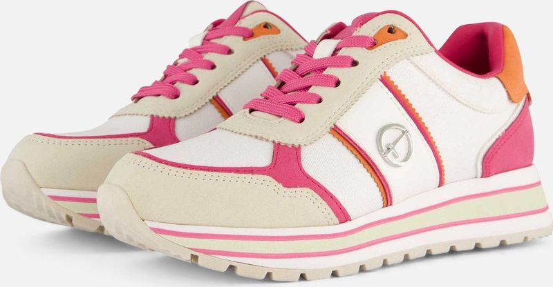 Tamaris Essential Sneakers roze Textiel - Dames